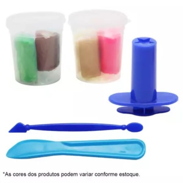 Kit Massinhas de Modelar Sorveteria 200g +11 Peças Acrilex - Imagem 3