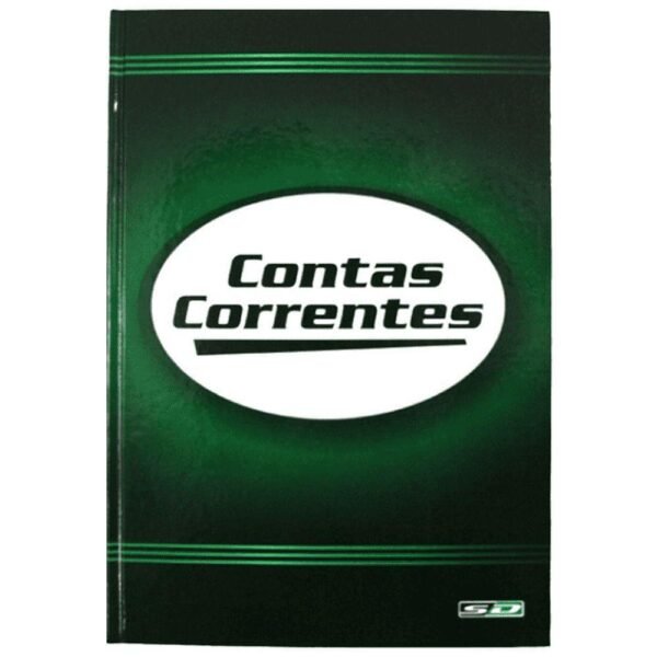 Livro Conta Corrente Controle Financeiro Grande 50 Fls