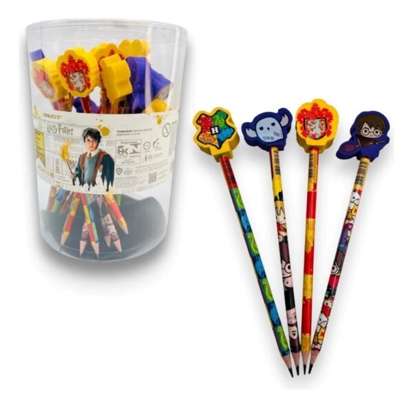 Lápis Hb c/ Borracha Harry Potter Pote c/30 Und Leo&Leo