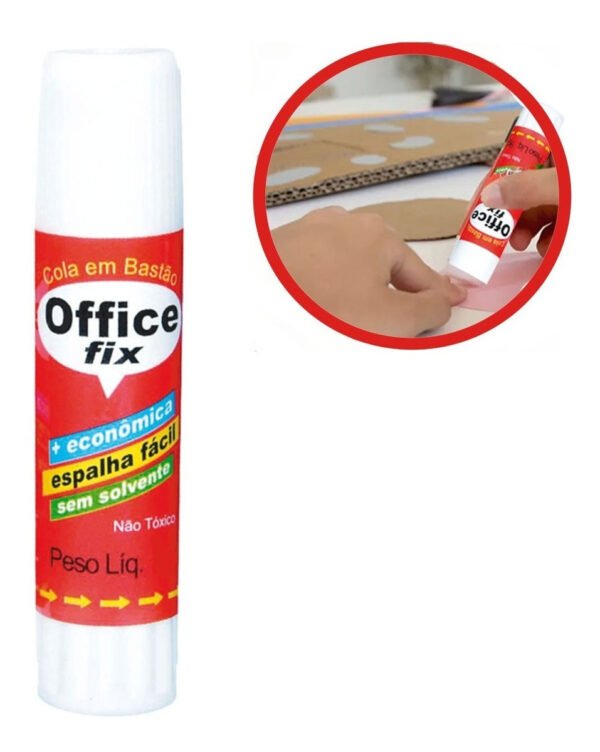 Kit C/2 Colas Em Bastão Escolar Office Fix Radex 20g - Image 3