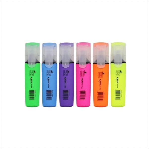Caneta Marca Texto Neon Fever Estojo Com 6 Cores