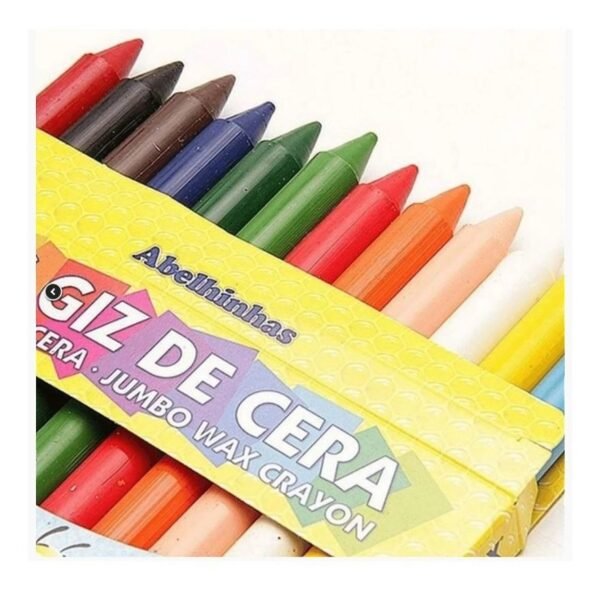 Giz De Cera Escolar Caixa Com 12 Cores 48g Acrilex - Image 2