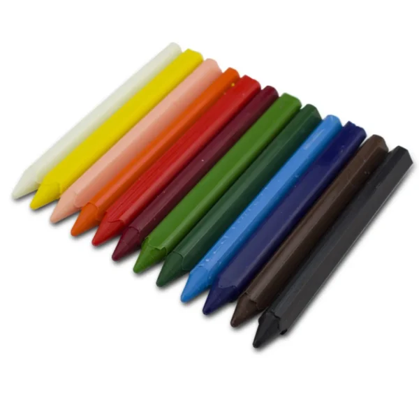 Big Giz de Cera Triangular 95g 12 Cores Acrilex - Image 2