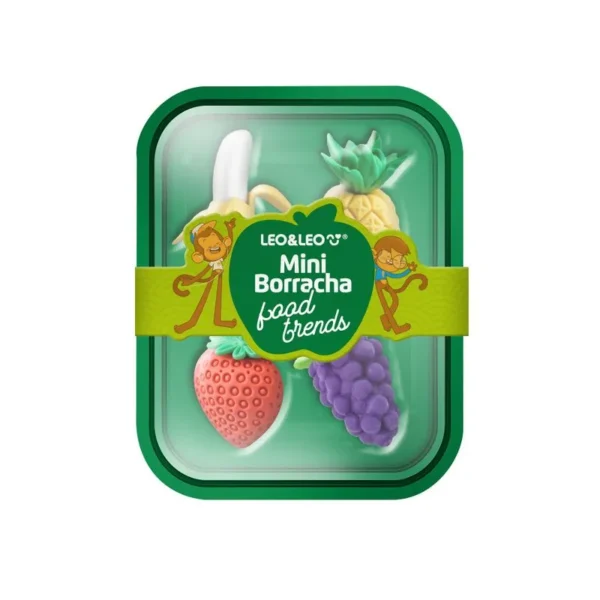 Estojo com 4 mini borrachas Food Trends LEO&LEO - Image 3