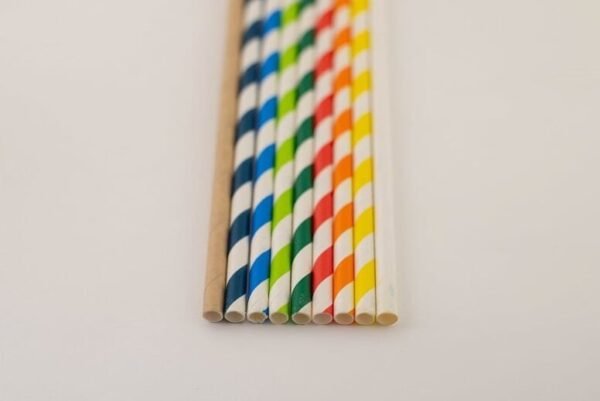 Canudos De Papel Biodegradável C/100un Coloridos Make+ - Imagem 6