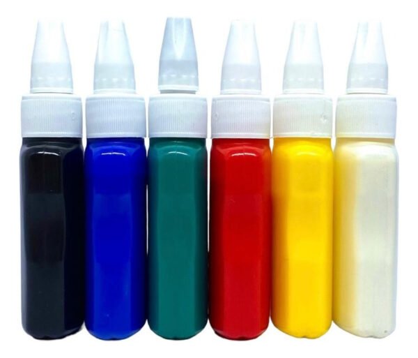 Cola Colorida Escolar Com 6 Cores 25g Efeito Relevo Radex - Image 4
