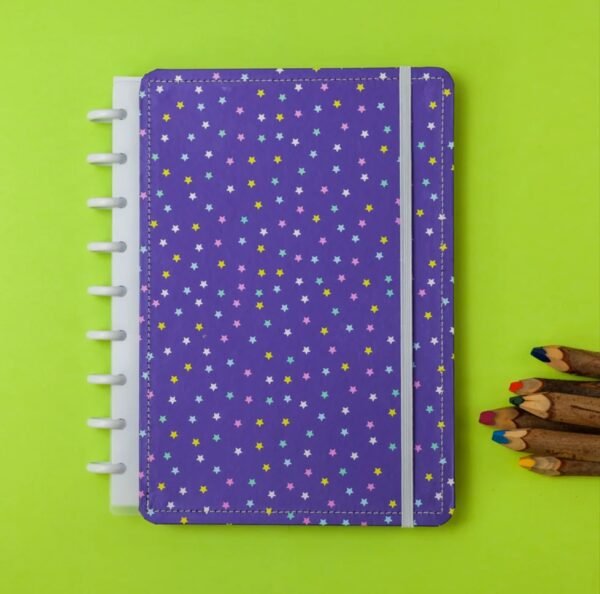 Caderno Inteligente Disco Universitário G 80fls Estrelinhas - Image 4