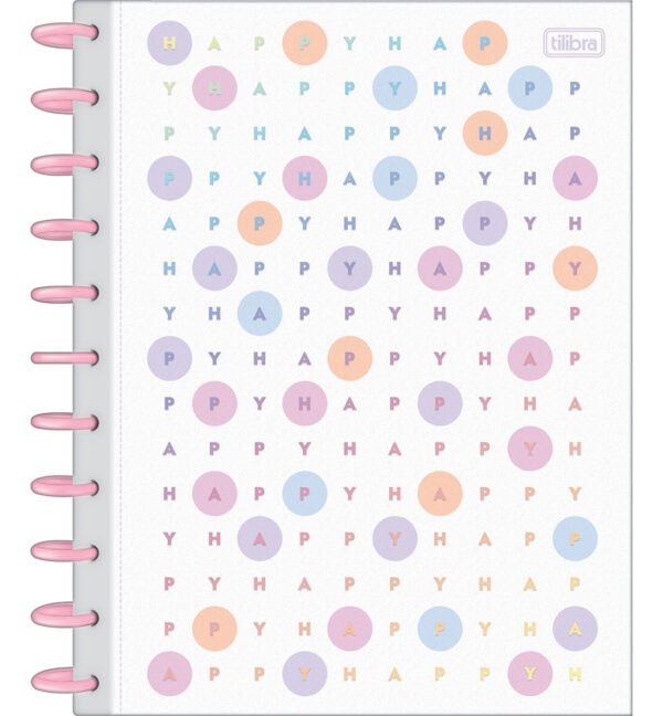 Caderno Tilidisco Inteligente Happy 10 Matérias 160f Tilibra