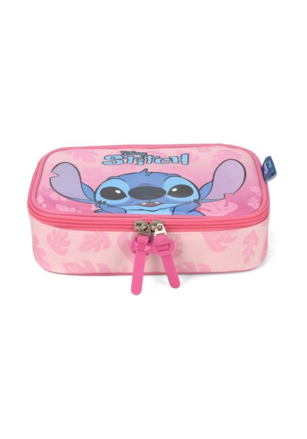 Estojo Escolar Box Grande Stitch P/ 100 Lapis Rosa Up4you - Image 6