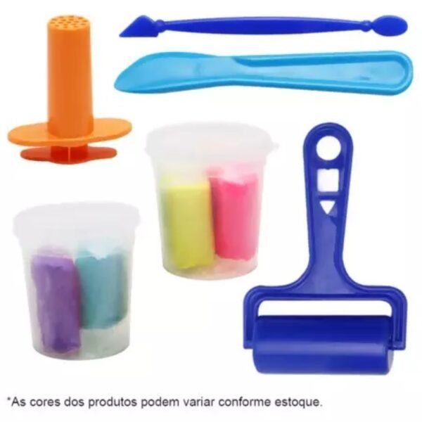 Kit de Massinhas de Modelar Mini Cake 200g +11 Peças Acrilex - Image 3
