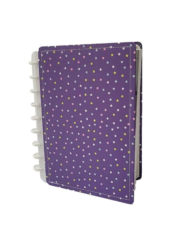 Caderno Inteligente Disco Colegial Médio 80 Fls Estrelinhas