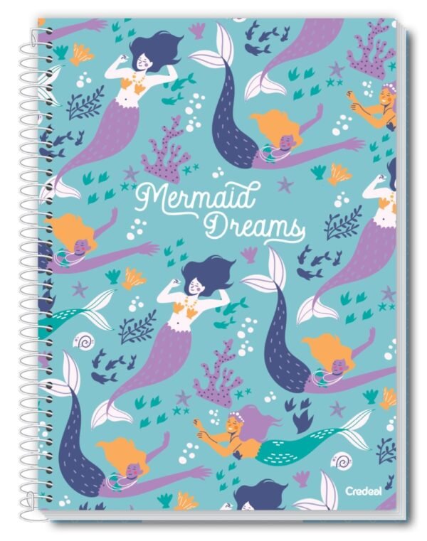Caderno Univ 1 Mat 80 Fls My Collection Feminino Pct c/ 4un - Image 4