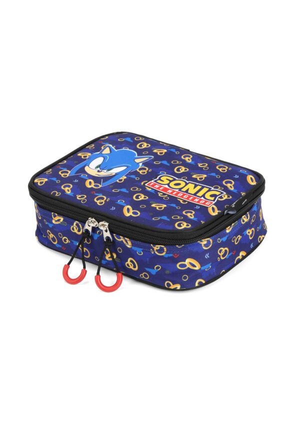 Estojo Escolar Box Grande p/ 100 lapis Sonic Azul - Image 3