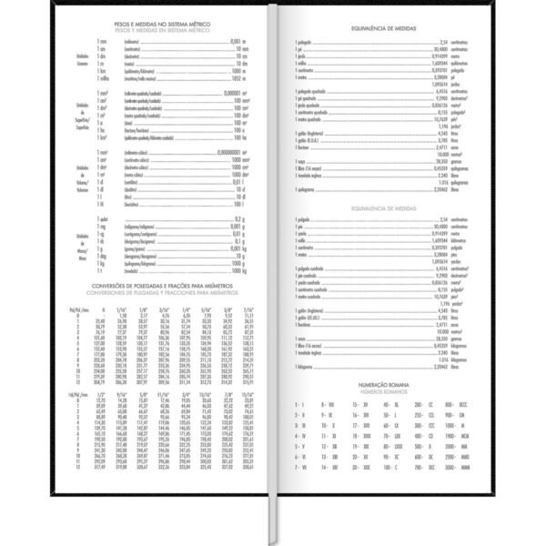 Agenda Comercial 2025 Costurada 12,3x27,5cm 208 Fls Tilibra - Image 6