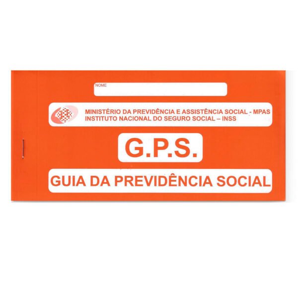 10 Carnê Guia Previdência Social G.P.S. C/ Carbono 12 Folha