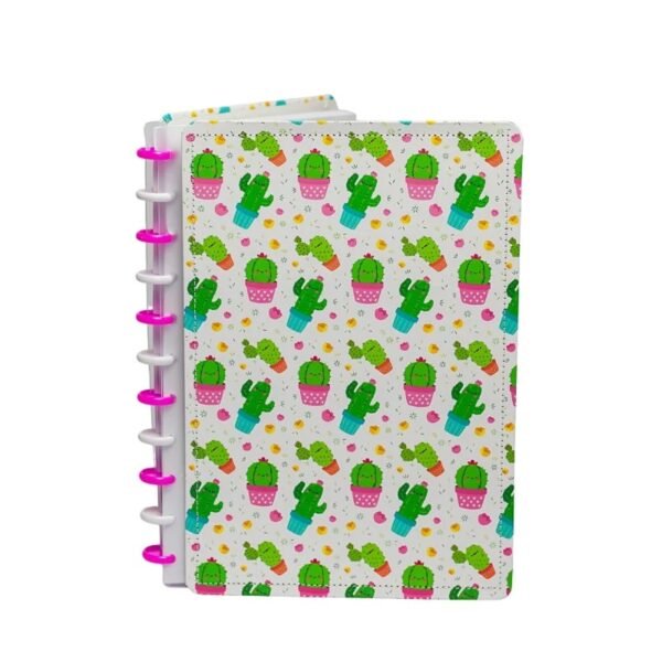 Caderno Inteligente Disco Universitário G 80fls Cactus