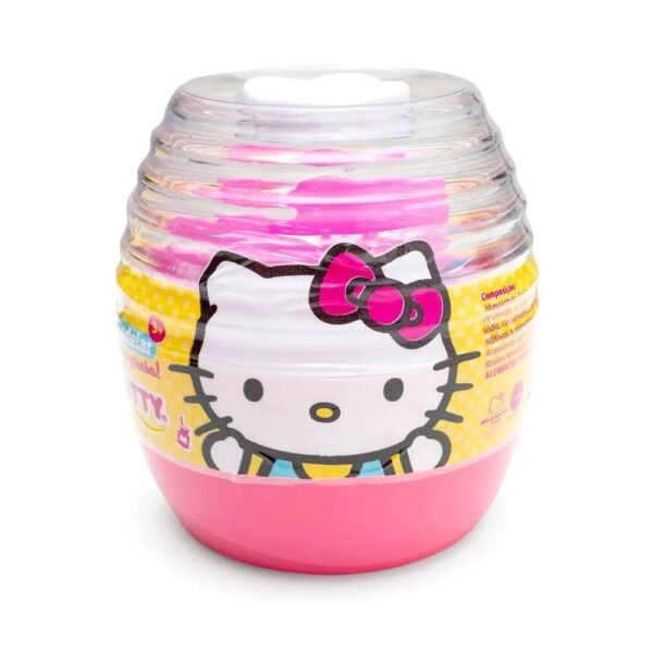 Massinha de Modelar 300g+Boneca Surpresa Hello Kitty Leo&Leo