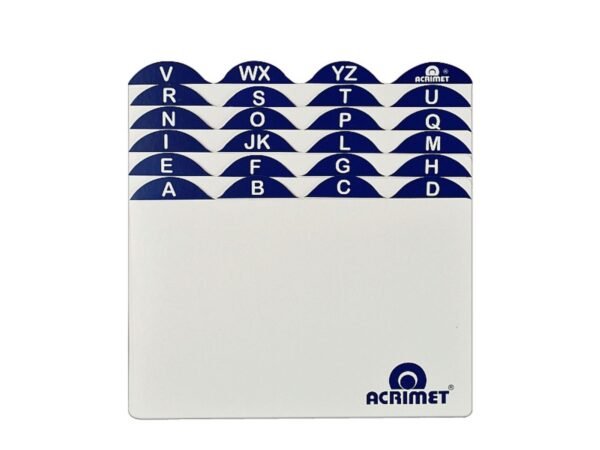 Indice Organizador para Fichario A-Z 4x6 Cartão Acrimet