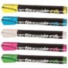 KIT 06 Giz Líquido Neon Ponta Redonda de 5mm - CiS