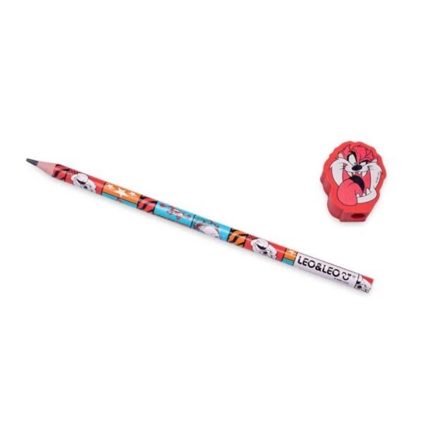 Lápis Hb c/ Borracha Looney Tunes Pote c/30 Und Leo&Leo - Image 9