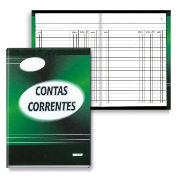 Livro Conta Corrente Controle Financeiro Grande 50 Fls - Image 2