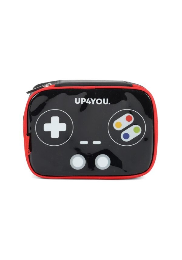 Estojo Escolar Grande Gaming p/ 100 Lapis Vermelho Up4you