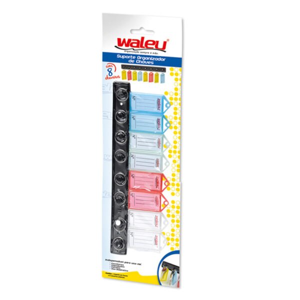 Organizador De Chave Com 8 Chaveiro Waleu - Image 2