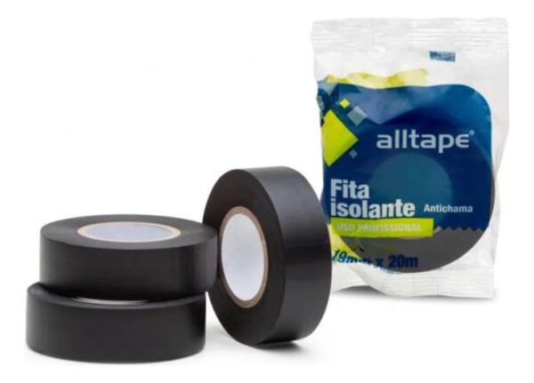 Fita Isolante Eletrica Anti Chamas 19mm X 20m Alltape