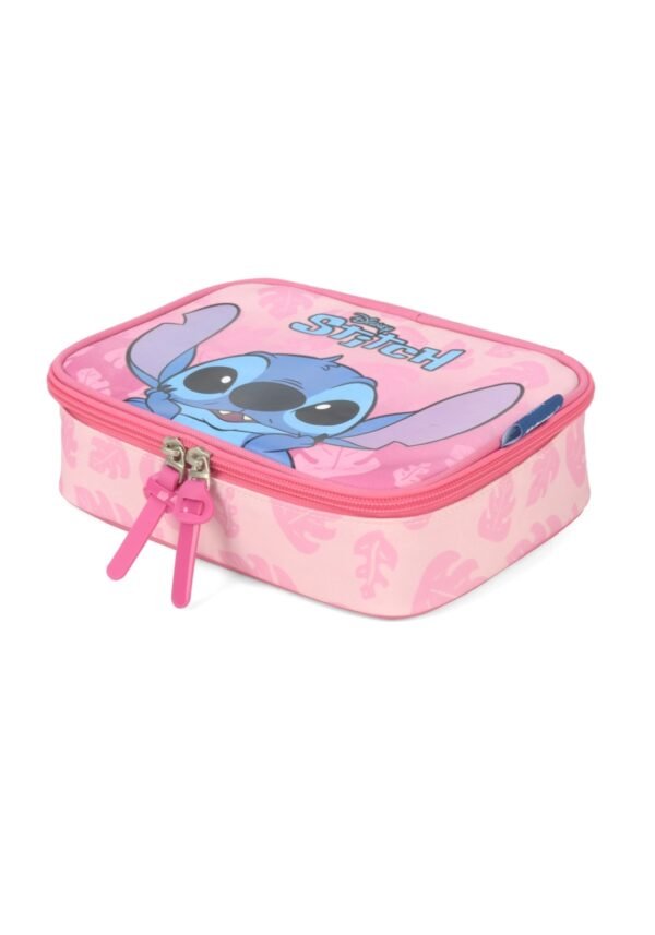 Estojo Escolar Box Grande Stitch P/ 100 Lapis Rosa Up4you - Image 4