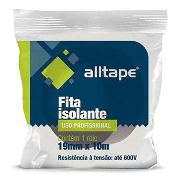 Fita Isolante Eletrica Anti Chamas 19mm X 10m Alltape