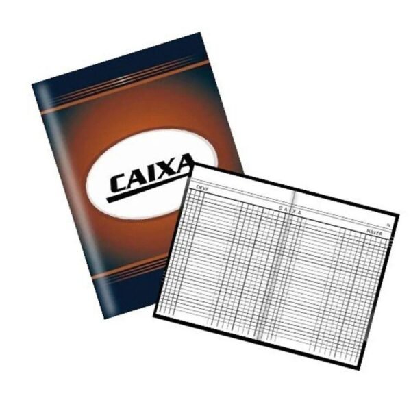 Livro Caixa Capa Dura 50 Fls 1/4 Pequeno 154mm X 216mm - Image 3