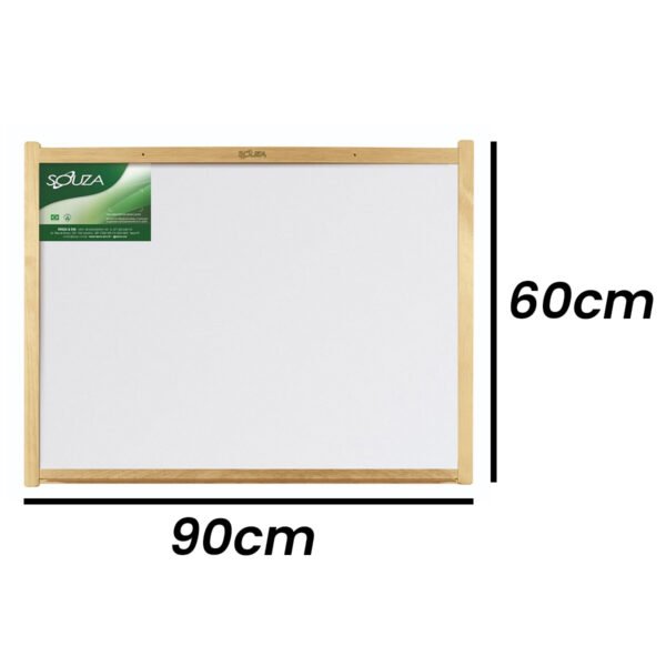 Lousa Quadro Branco 90x60cm + Apagador Marcadores Coloridos - Image 5