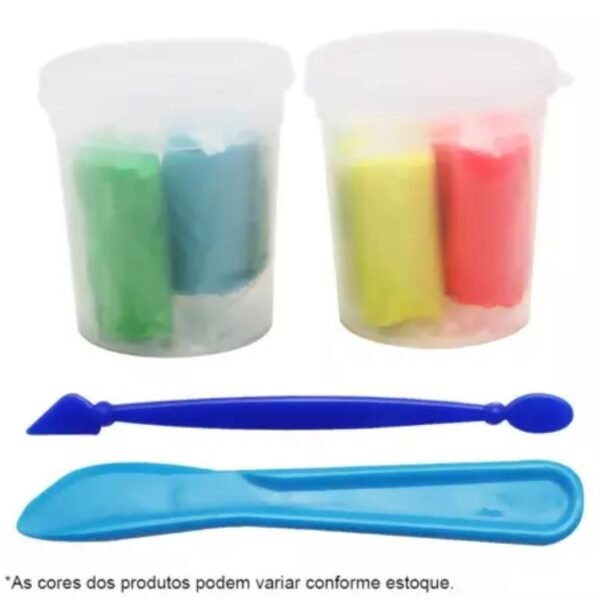 Kit Massinhas Modelar Hora do Lanche 200g +10 Peças Acrilex - Image 2
