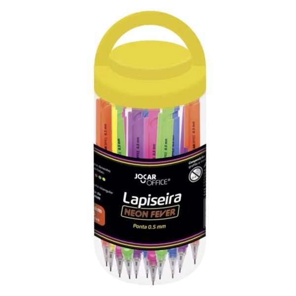 Lapiseira Neon Fever 0.5 Pote c/ 24un Cores Mistas