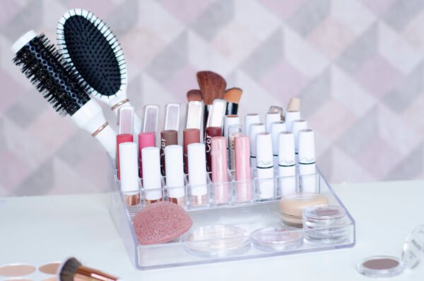 Organizador de Cosméticos Maquiagem C/ 31 Divisórias Cristal