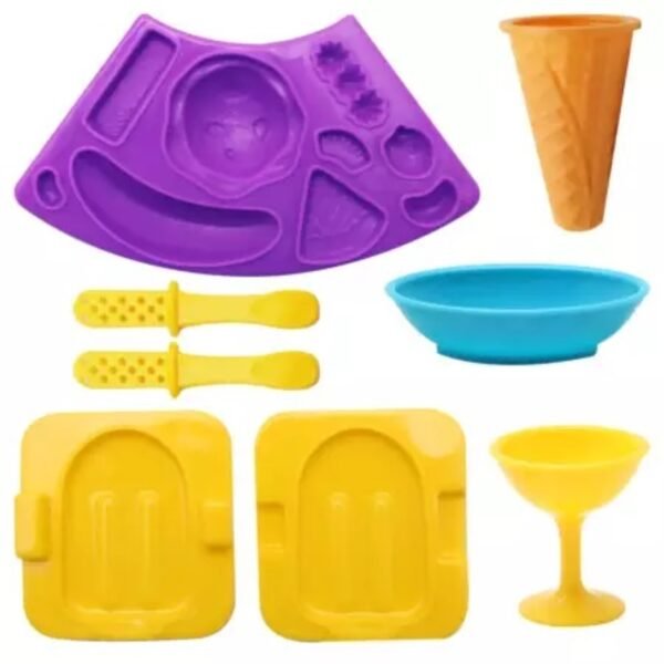 Kit Massinhas de Modelar Sorveteria 200g +11 Peças Acrilex - Imagem 2