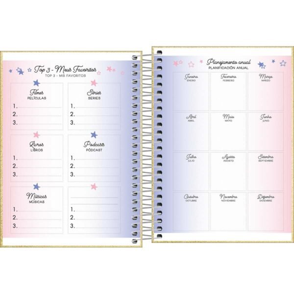 Agenda Espiral Diária 11,7 x 16,4 cm Shine 2025 - Image 9