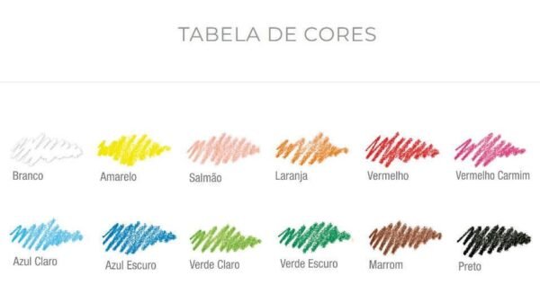 Giz De Cera Escolar Caixa Com 12 Cores 48g Acrilex - Image 3