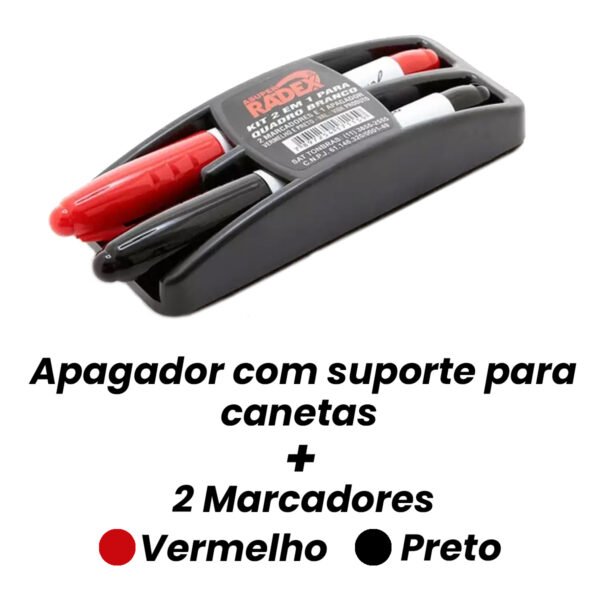 Lousa Quadro Branco Magnético 100x70 + Apagador Marcadores - Image 5