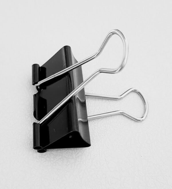 Prendedor De Metal Preto Binder 32mm Jocar Office Com 24un - Image 5