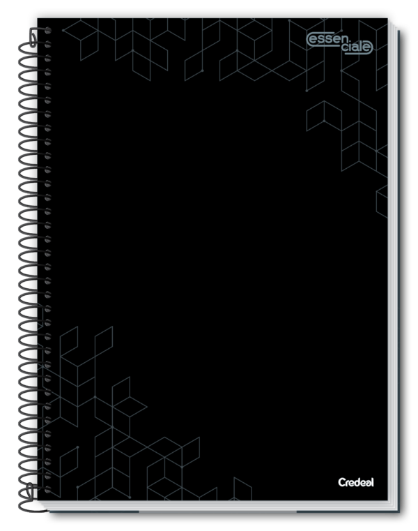 Caderno Univ 10 Mat 160 Fls Essenciale Cores Sortidas c/ 3un