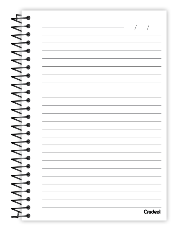 Caderno 1/4 1 Materia 80 Folhas Essenciale Preto Pct 5un - Image 2
