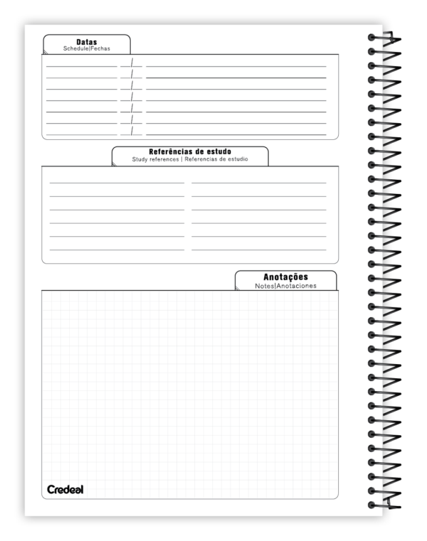 Caderno Univ 10 Mat 160 Fls Essenciale Preto 1 Unidade - Image 3