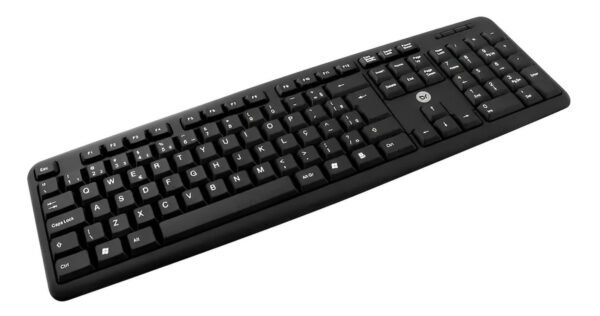 Teclado Computador Usb Preto Básico Fio 1,3m Abnt2 - Image 4